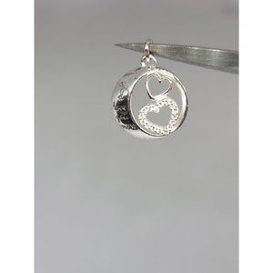 Sterling Silver I Love You More Heart Pendant